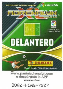 2015-16 Panini Adrenalyn XL Liga BBVA #376 Marco Asensio Back
