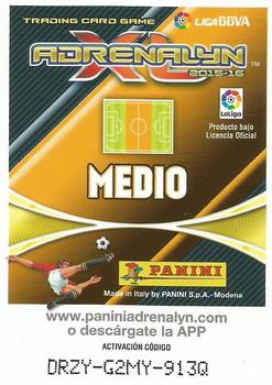 2015-16 Panini Adrenalyn XL Liga BBVA #418 Samu Castillejo Back
