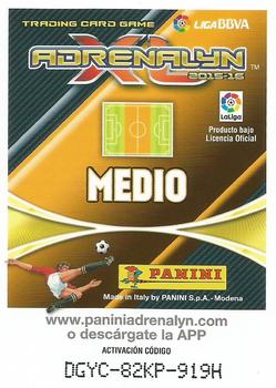 2015-16 Panini Adrenalyn XL Liga BBVA #500 Gonzalo Castro Back