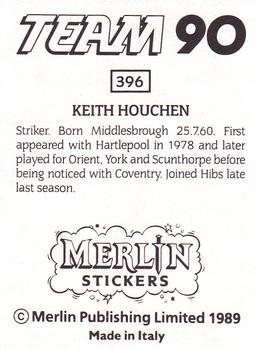 1990 Merlin Team 90 #396 Keith Houchen Back