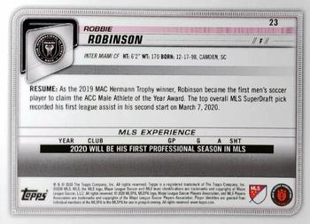 2020 Bowman MLS #23 Robbie Robinson Back