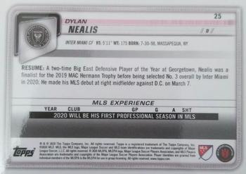 2020 Bowman MLS #25 Dylan Nealis Back