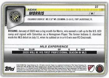 2020 Bowman MLS #37 Aidan Morris Back