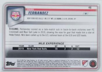 2020 Bowman MLS #46 Omir Fernandez Back