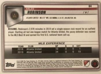 2020 Bowman MLS #84 Miles Robinson Back