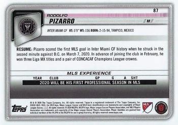 2020 Bowman MLS #87 Rodolfo Pizarro Back