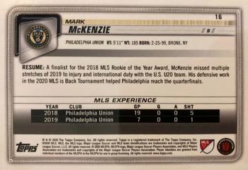 2020 Bowman MLS - Blue #16 Mark McKenzie Back