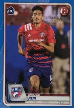 2020 Bowman MLS - Blue #62 Ricardo Pepi Front