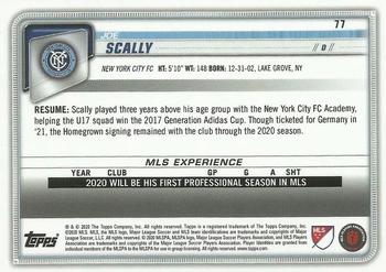 2020 Bowman MLS - Blue #77 Joseph Scally Back