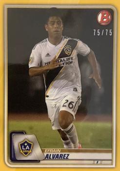 2020 Bowman MLS - Yellow #13 Efrain Alvarez Front