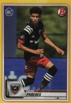 2020 Bowman MLS - Yellow #61 Kevin Paredes Front