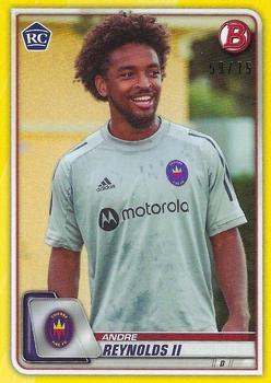 2020 Bowman MLS - Yellow #66 Andre Reynolds II Front
