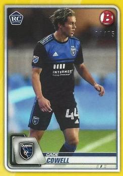 2020 Bowman MLS - Yellow #79 Cade Cowell Front