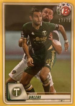 2020 Bowman MLS - Yellow #88 Diego Valeri Front
