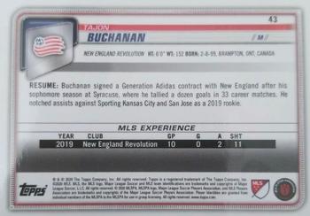 2020 Bowman MLS - Gold #43 Tajon Buchanan Back