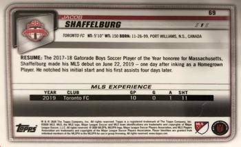 2020 Bowman MLS - Orange #69 Jacob Shaffelburg Back