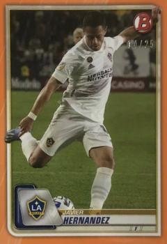 2020 Bowman MLS - Orange #89 Javier Hernandez Front
