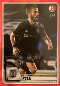 2020 Bowman MLS - Red #1 Diego Rossi Front