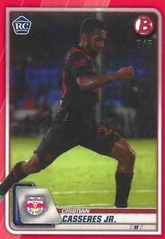 2020 Bowman MLS - Red #11 Cristian Casseres Jr. Front