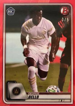 2020 Bowman MLS - Red #41 George Bello Front