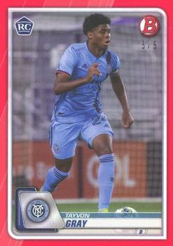 2020 Bowman MLS - Red #49 Tayvon Gray Front