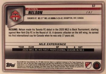 2020 Bowman MLS - Red #57 Jayden Nelson Back