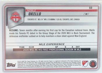 2020 Bowman MLS - Red #60 Noble Okello Back