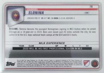 2020 Bowman MLS - Rainbow Foil #70 Gabriel Slonina Back