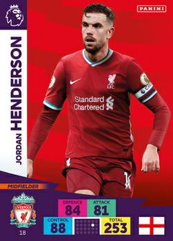 2020-21 Panini Adrenalyn XL Premier League #18 Jordan Henderson Front