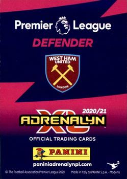 2020-21 Panini Adrenalyn XL Premier League #282 Aaron Cresswell Back