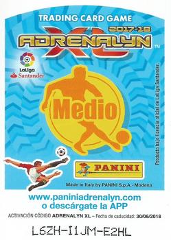 2017-18 Panini Adrenalyn XL LaLiga Santander #72 Rakitic / Paulinho Back