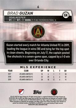 2020 Topps MLS #6 Brad Guzan Back