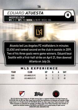2020 Topps MLS #16 Eduard Atuesta Back