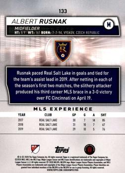 2020 Topps MLS #133 Albert Rusnak Back