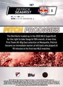 2020 Topps MLS #187 Patrick Seagrist Back