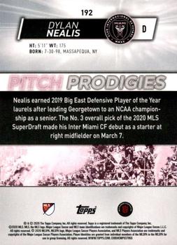 2020 Topps MLS #192 Dylan Nealis Back