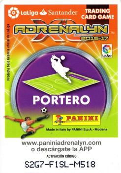 2016-17 Panini Adrenalyn XL LaLiga Santander #12 Adrian Ortola Back