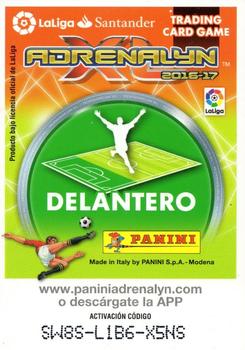 2016-17 Panini Adrenalyn XL LaLiga Santander #28 Iñaki Williams Back