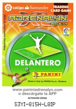 2016-17 Panini Adrenalyn XL LaLiga Santander #36 Sabin Merino Back