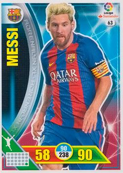 2016-17 Panini Adrenalyn XL LaLiga Santander #63 Lionel Messi Front