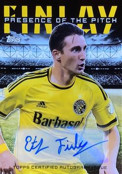 2016 Topps MLS - Presence of the Pitch Autographs Black #PP-EF Ethan Finlay Front