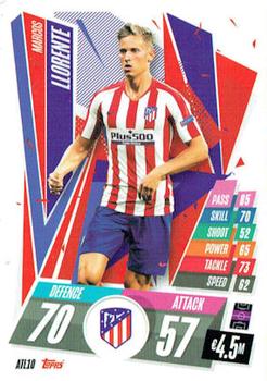 2020-21 Topps Match Attax UEFA Champions League #ATL10 Marcos Llorente Front