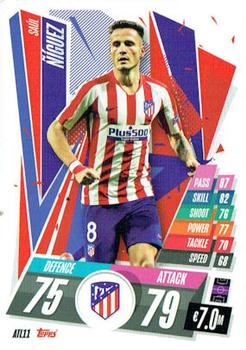 2020-21 Topps Match Attax UEFA Champions League #ATL11 Saul Niguez Front