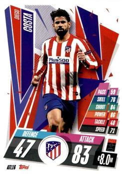 2020-21 Topps Match Attax UEFA Champions League #ATL16 Diego Costa Front