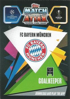 2020-21 Topps Match Attax UEFA Champions League #BAY4 Manuel Neuer Back