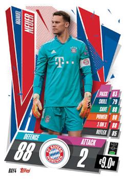 2020-21 Topps Match Attax UEFA Champions League #BAY4 Manuel Neuer Front