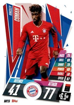 2020-21 Topps Match Attax UEFA Champions League #BAY15 Kingsley Coman Front