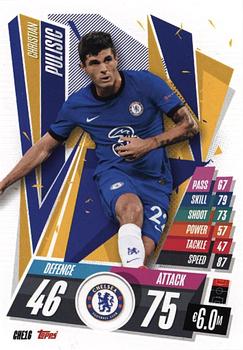 2020-21 Topps Match Attax UEFA Champions League #CHE16 Christian Pulisic Front