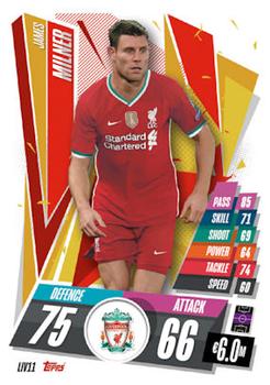 2020-21 Topps Match Attax UEFA Champions League #LIV11 James Milner Front