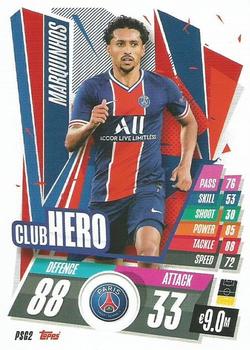 2020-21 Topps Match Attax UEFA Champions League #PSG2 Marquinhos Front